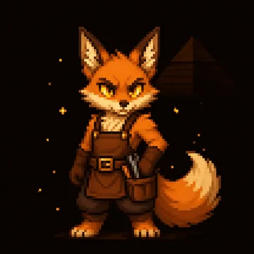 Pixel-art portrait of Forge