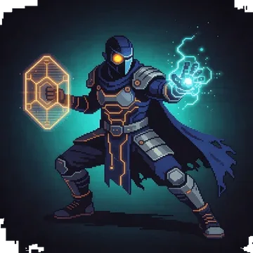 Pixel-art portrait of G0T
